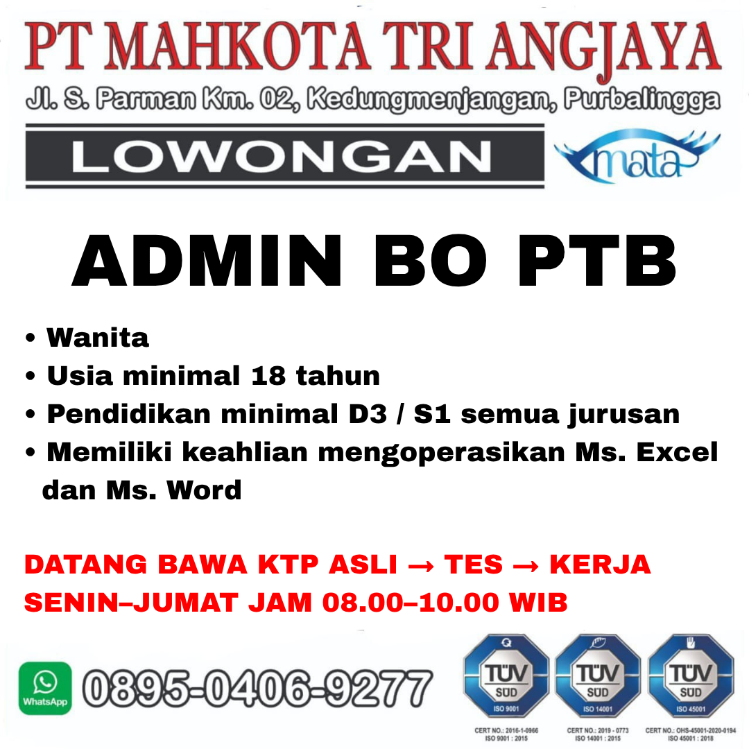 Banner Lowongan