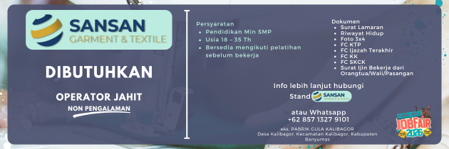 Pamflet Lowongan