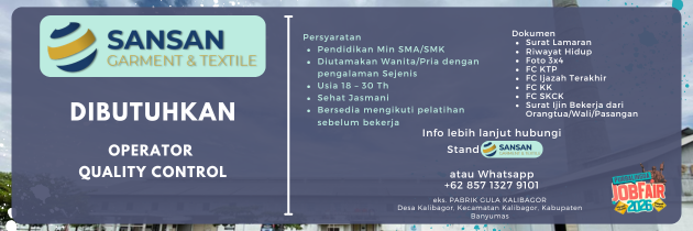 Pamflet Lowongan