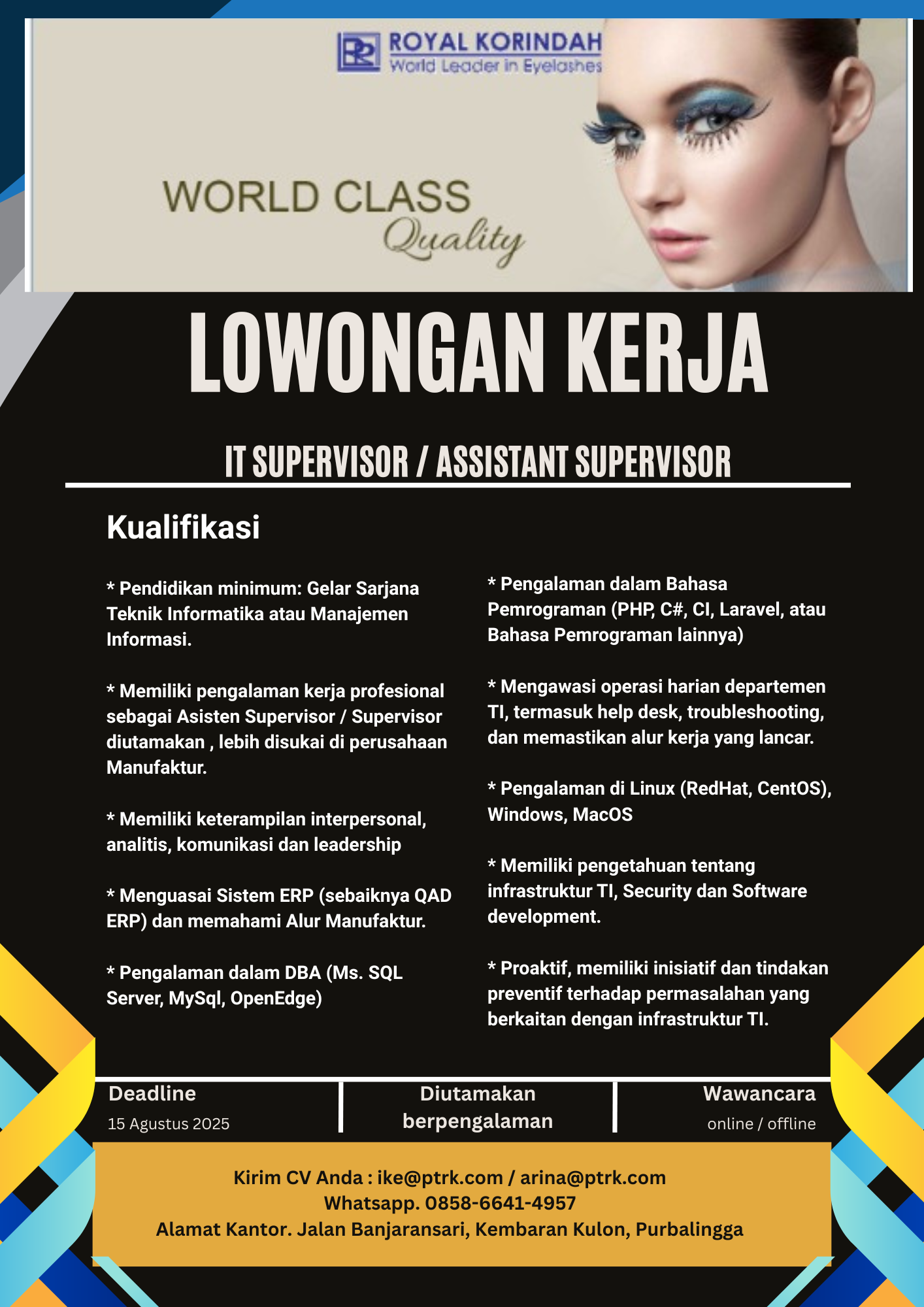 Banner Lowongan